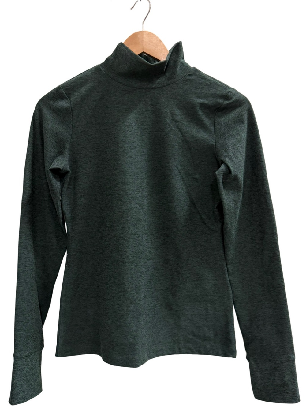 Beyond Yoga Spacedye Captivating Turtleneck Pullover Dark Green Size Small